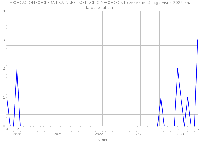 ASOCIACION COOPERATIVA NUESTRO PROPIO NEGOCIO R.L (Venezuela) Page visits 2024 