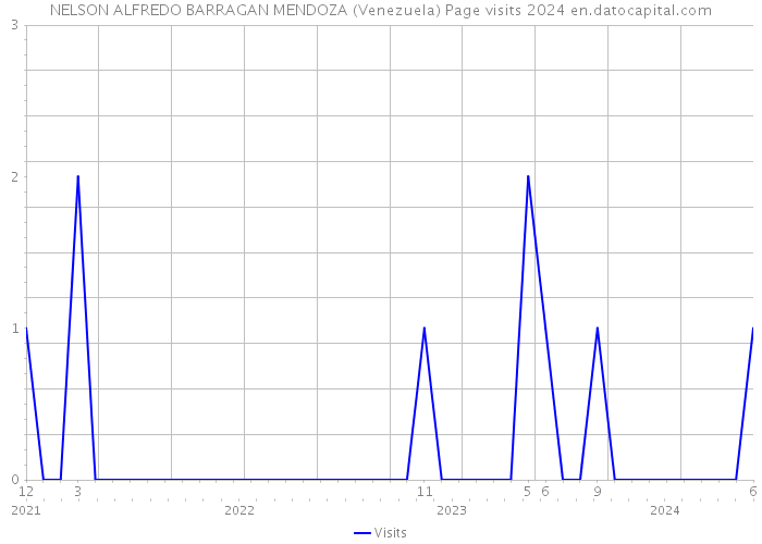 NELSON ALFREDO BARRAGAN MENDOZA (Venezuela) Page visits 2024 