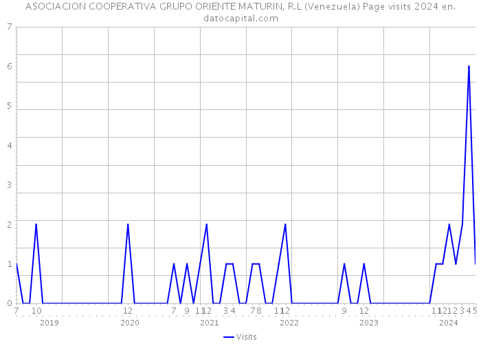 ASOCIACION COOPERATIVA GRUPO ORIENTE MATURIN, R.L (Venezuela) Page visits 2024 