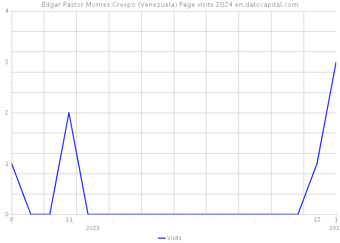 Edgar Pastor Montes Crespo (Venezuela) Page visits 2024 