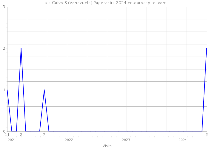 Luis Calvo B (Venezuela) Page visits 2024 