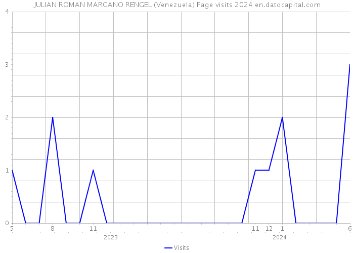 JULIAN ROMAN MARCANO RENGEL (Venezuela) Page visits 2024 