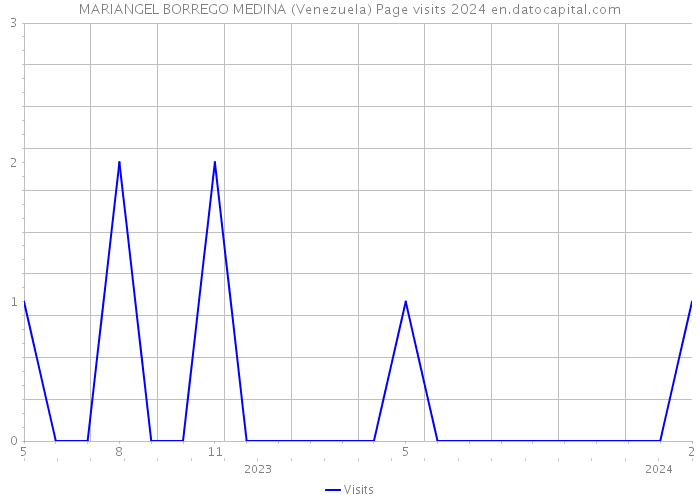 MARIANGEL BORREGO MEDINA (Venezuela) Page visits 2024 