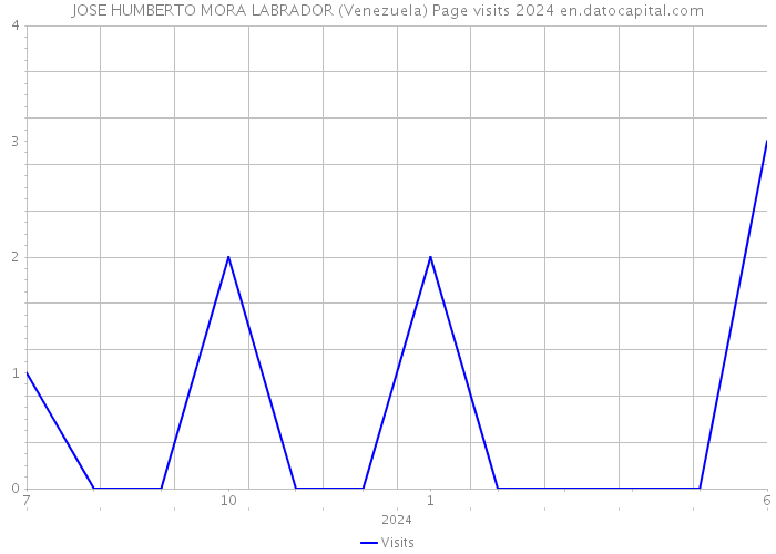 JOSE HUMBERTO MORA LABRADOR (Venezuela) Page visits 2024 