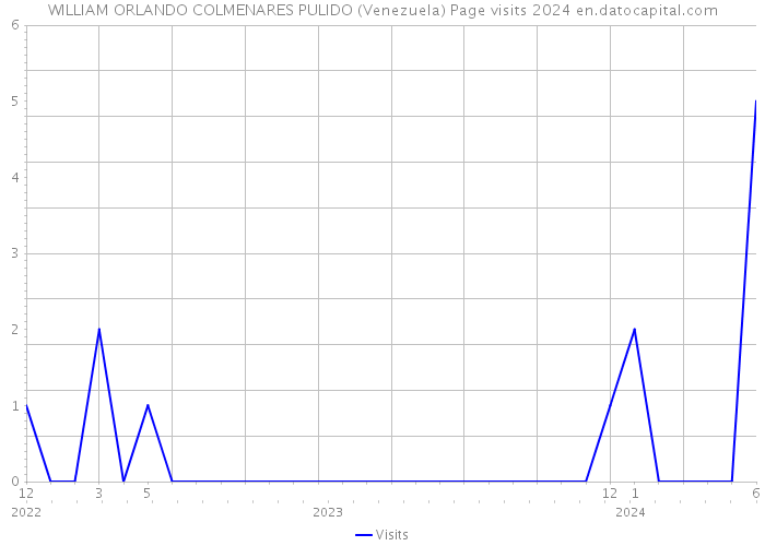 WILLIAM ORLANDO COLMENARES PULIDO (Venezuela) Page visits 2024 