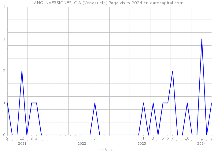 LIANG INVERSIONES, C.A (Venezuela) Page visits 2024 