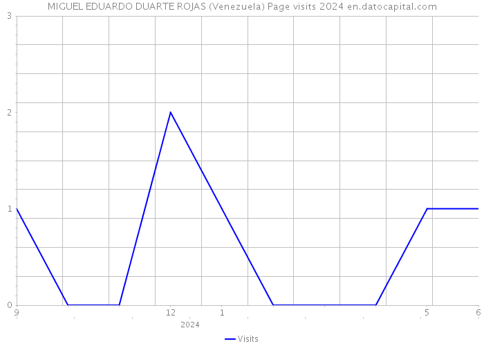 MIGUEL EDUARDO DUARTE ROJAS (Venezuela) Page visits 2024 