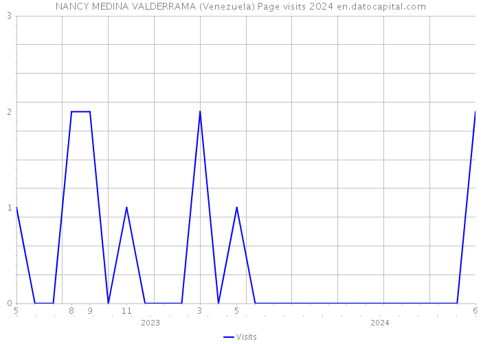 NANCY MEDINA VALDERRAMA (Venezuela) Page visits 2024 