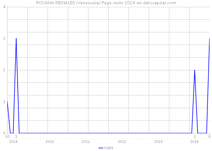ROXANA REINALES (Venezuela) Page visits 2024 