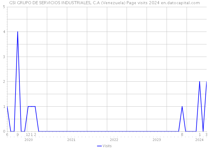 GSI GRUPO DE SERVICIOS INDUSTRIALES, C.A (Venezuela) Page visits 2024 