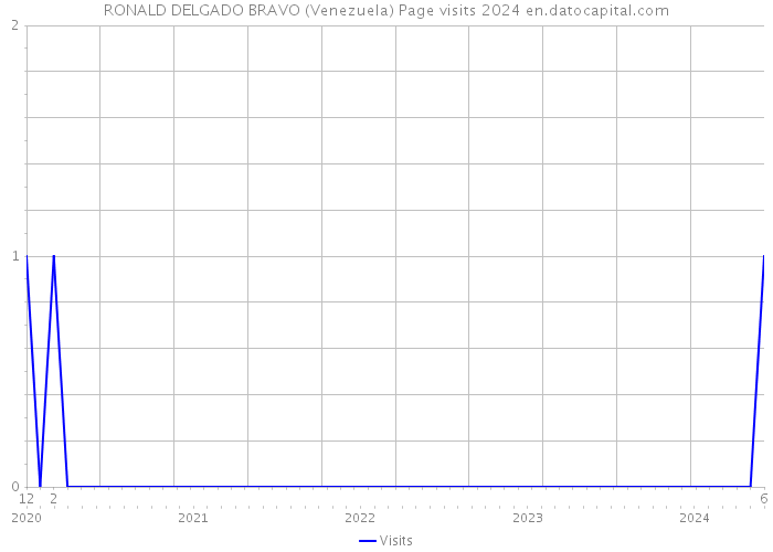 RONALD DELGADO BRAVO (Venezuela) Page visits 2024 