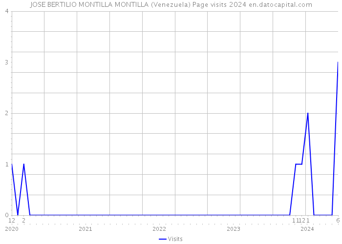 JOSE BERTILIO MONTILLA MONTILLA (Venezuela) Page visits 2024 