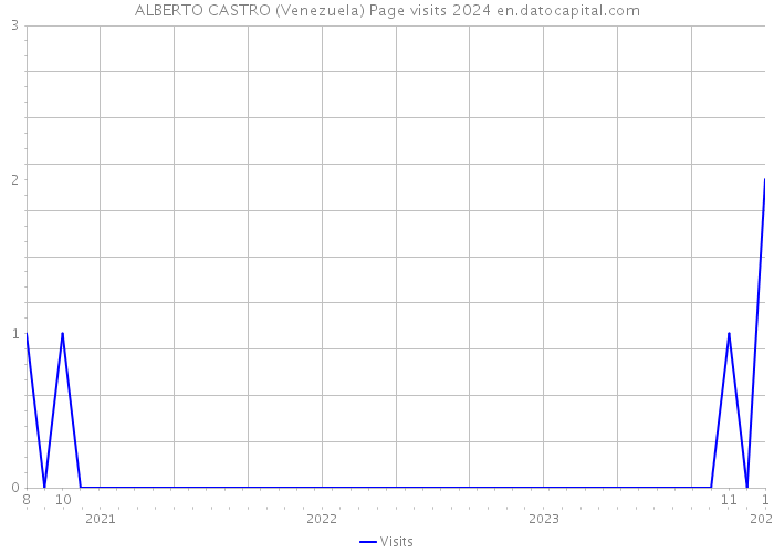 ALBERTO CASTRO (Venezuela) Page visits 2024 