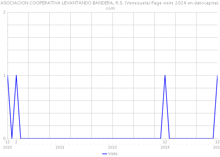 ASOCIACION COOPERATIVA LEVANTANDO BANDERA, R.S. (Venezuela) Page visits 2024 
