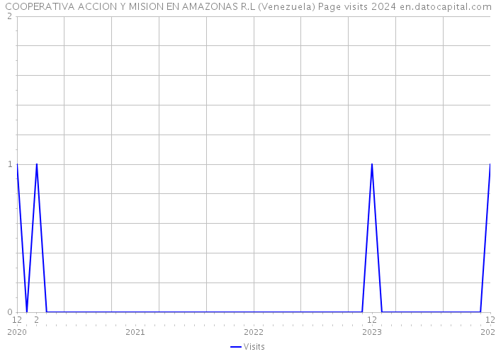COOPERATIVA ACCION Y MISION EN AMAZONAS R.L (Venezuela) Page visits 2024 