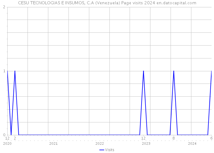 CESU TECNOLOGIAS E INSUMOS, C.A (Venezuela) Page visits 2024 