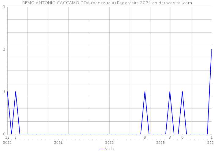REMO ANTONIO CACCAMO COA (Venezuela) Page visits 2024 