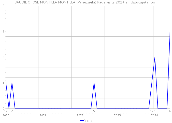 BAUDILIO JOSE MONTILLA MONTILLA (Venezuela) Page visits 2024 