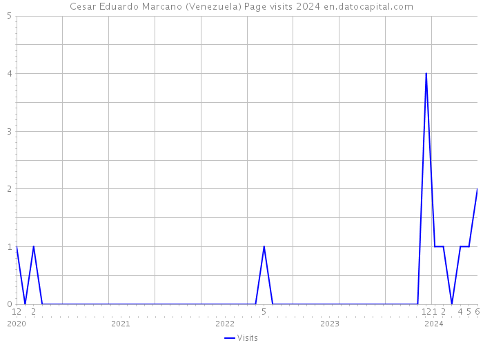 Cesar Eduardo Marcano (Venezuela) Page visits 2024 