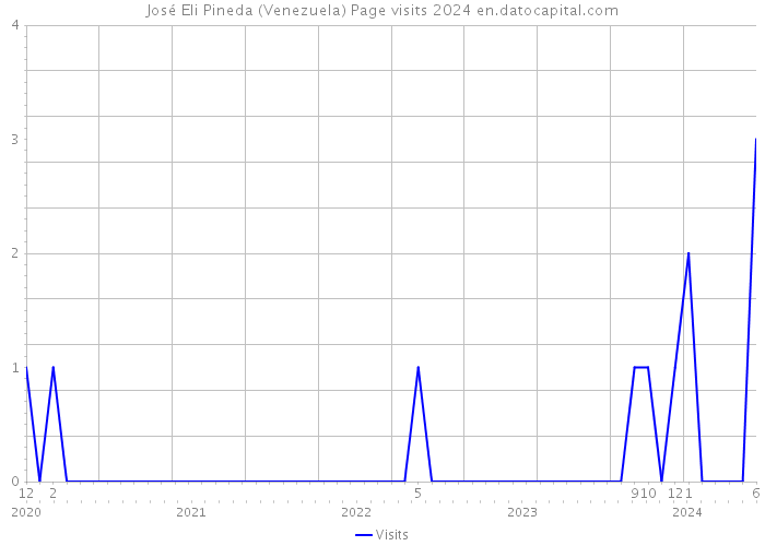 José Eli Pineda (Venezuela) Page visits 2024 