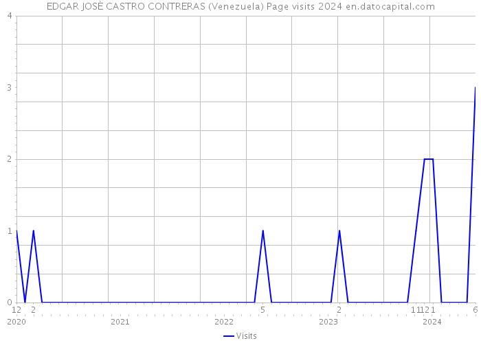 EDGAR JOSÈ CASTRO CONTRERAS (Venezuela) Page visits 2024 