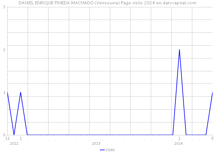 DANIEL ENRIQUE PINEDA MACHADO (Venezuela) Page visits 2024 