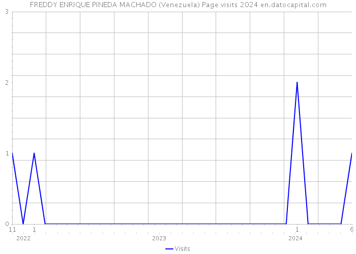 FREDDY ENRIQUE PINEDA MACHADO (Venezuela) Page visits 2024 