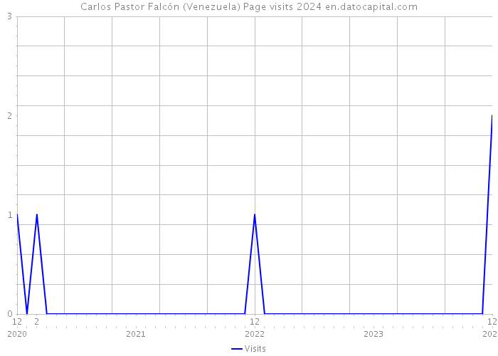 Carlos Pastor Falcón (Venezuela) Page visits 2024 