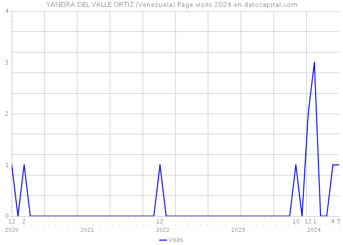 YANEIRA DEL VALLE ORTIZ (Venezuela) Page visits 2024 