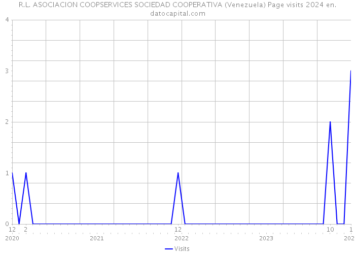 R.L. ASOCIACION COOPSERVICES SOCIEDAD COOPERATIVA (Venezuela) Page visits 2024 