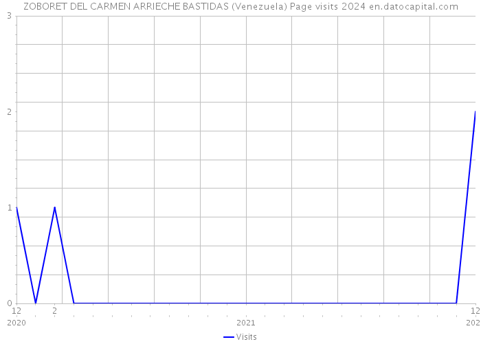 ZOBORET DEL CARMEN ARRIECHE BASTIDAS (Venezuela) Page visits 2024 