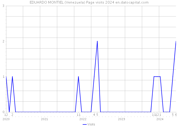 EDUARDO MONTIEL (Venezuela) Page visits 2024 