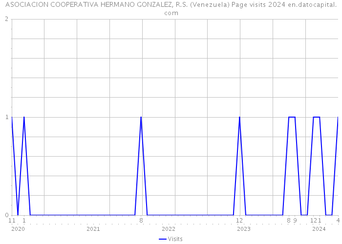 ASOCIACION COOPERATIVA HERMANO GONZALEZ, R.S. (Venezuela) Page visits 2024 