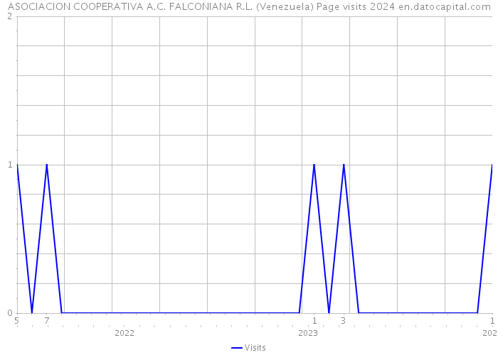 ASOCIACION COOPERATIVA A.C. FALCONIANA R.L. (Venezuela) Page visits 2024 