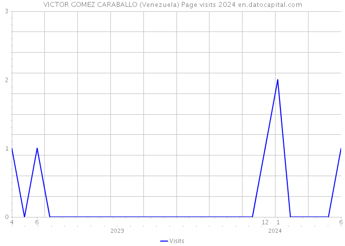VICTOR GOMEZ CARABALLO (Venezuela) Page visits 2024 