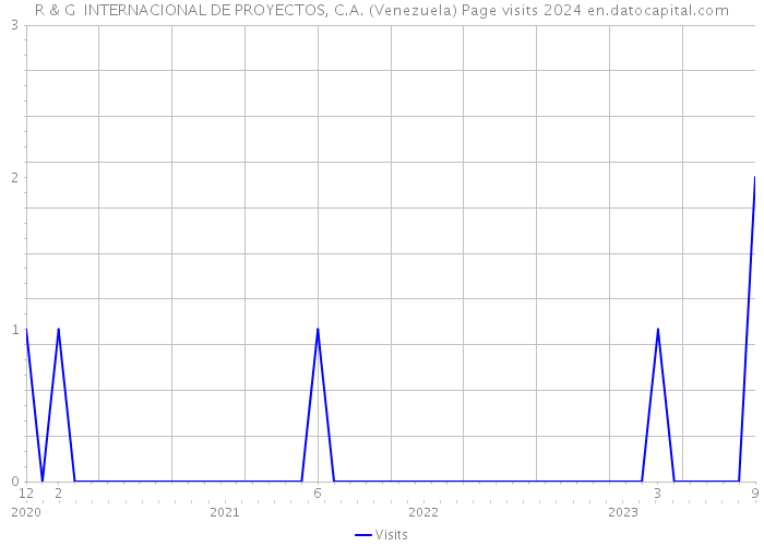R & G INTERNACIONAL DE PROYECTOS, C.A. (Venezuela) Page visits 2024 