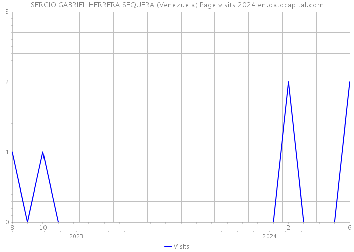 SERGIO GABRIEL HERRERA SEQUERA (Venezuela) Page visits 2024 