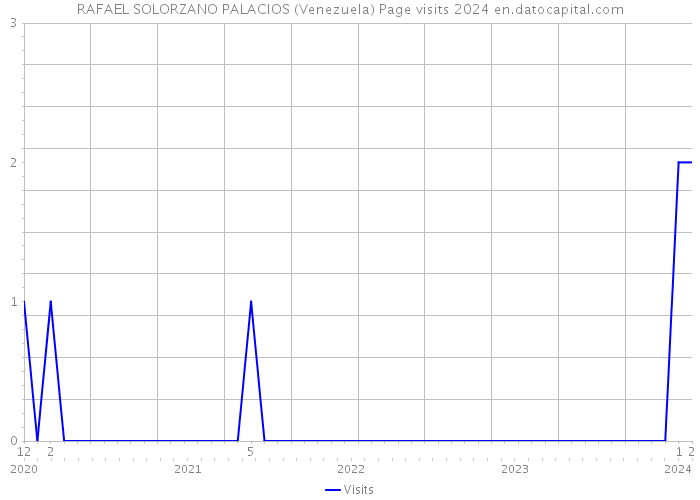 RAFAEL SOLORZANO PALACIOS (Venezuela) Page visits 2024 