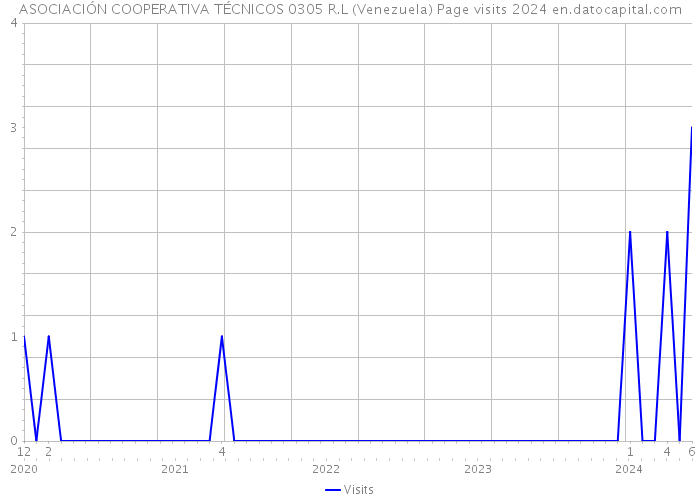 ASOCIACIÓN COOPERATIVA TÉCNICOS 0305 R.L (Venezuela) Page visits 2024 