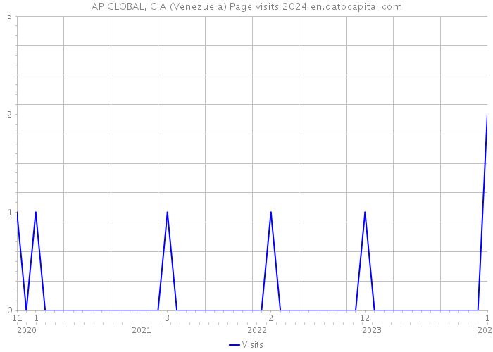 AP GLOBAL, C.A (Venezuela) Page visits 2024 