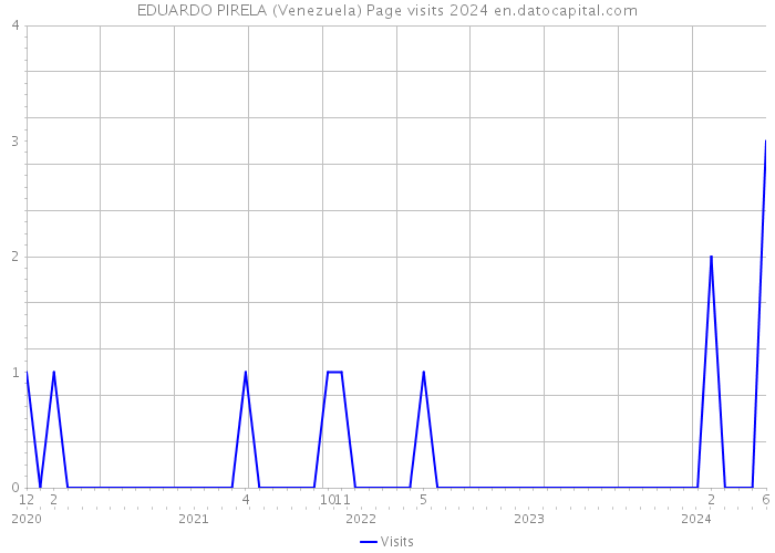 EDUARDO PIRELA (Venezuela) Page visits 2024 