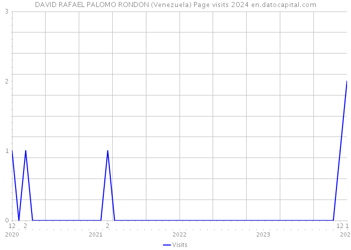 DAVID RAFAEL PALOMO RONDON (Venezuela) Page visits 2024 