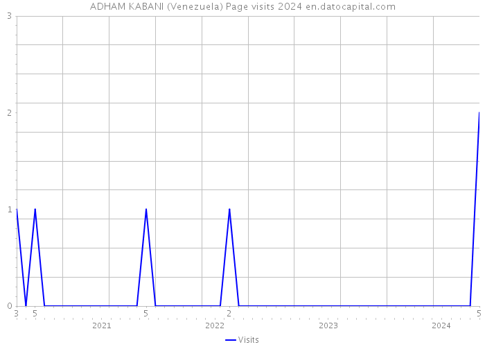 ADHAM KABANI (Venezuela) Page visits 2024 