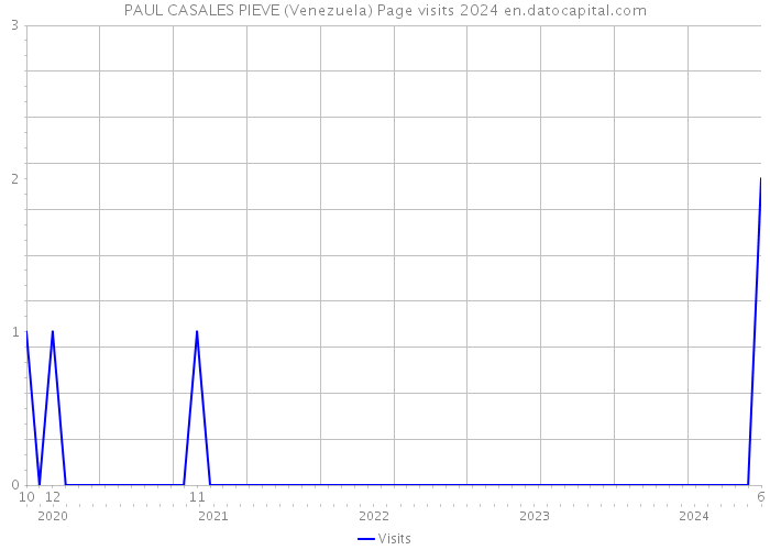 PAUL CASALES PIEVE (Venezuela) Page visits 2024 