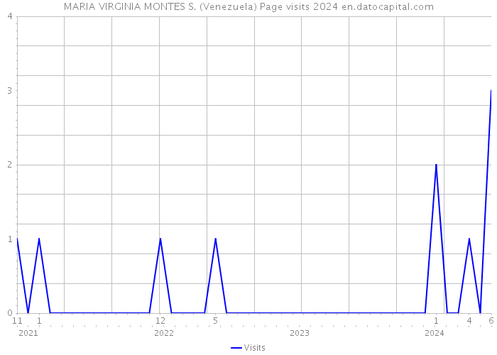 MARIA VIRGINIA MONTES S. (Venezuela) Page visits 2024 