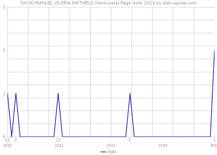 DAVID MANUEL VILORIA MATHEUS (Venezuela) Page visits 2024 