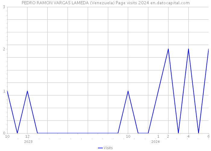 PEDRO RAMON VARGAS LAMEDA (Venezuela) Page visits 2024 