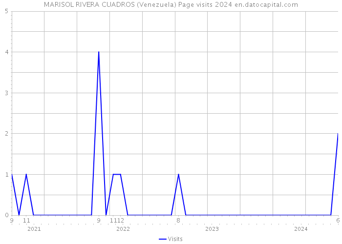 MARISOL RIVERA CUADROS (Venezuela) Page visits 2024 