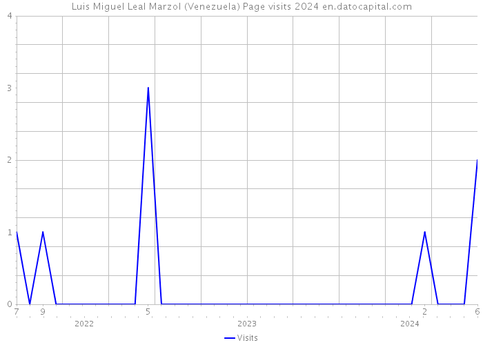 Luis Miguel Leal Marzol (Venezuela) Page visits 2024 