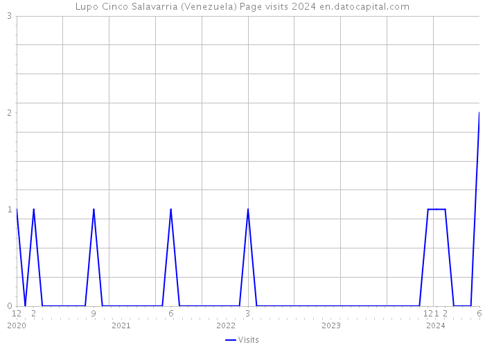 Lupo Cinco Salavarria (Venezuela) Page visits 2024 